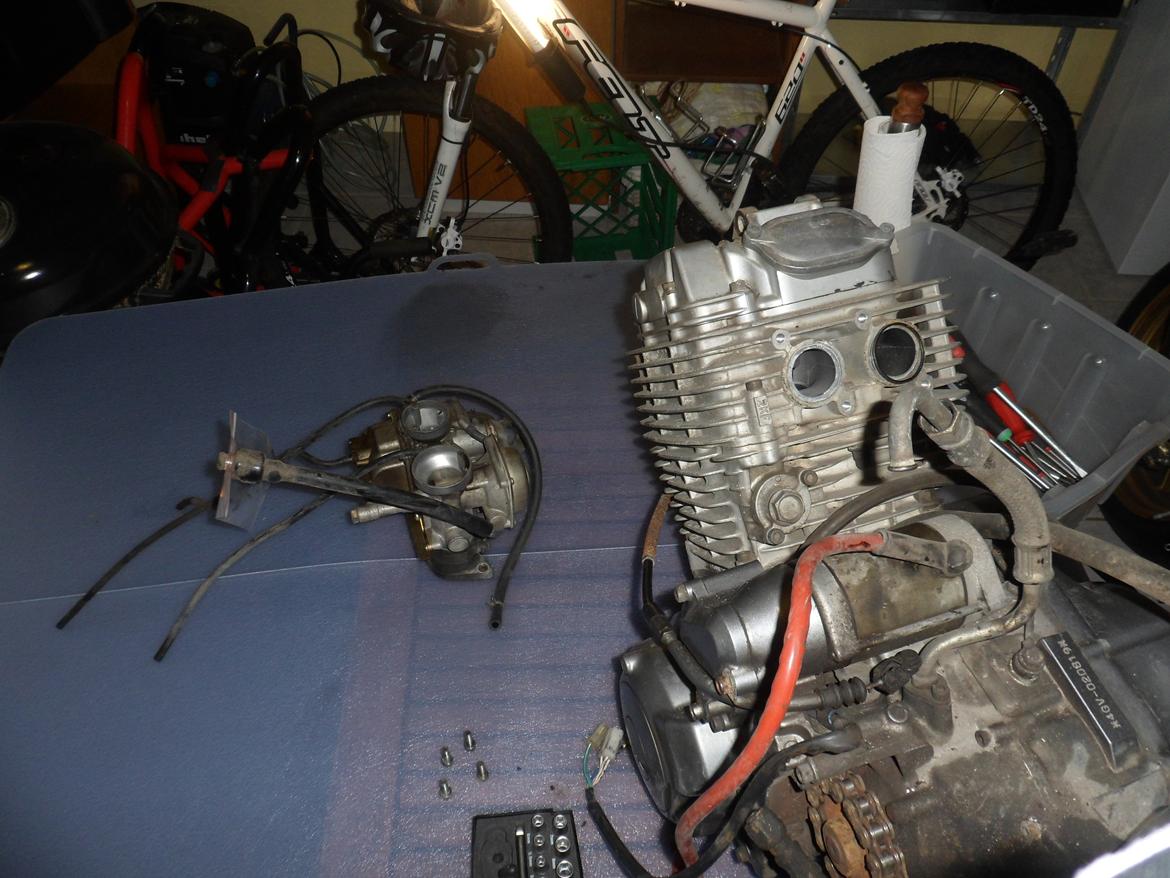 renovering/ombygning til gade motard yamaha tt 600 e balgarda (solgt) billede 56