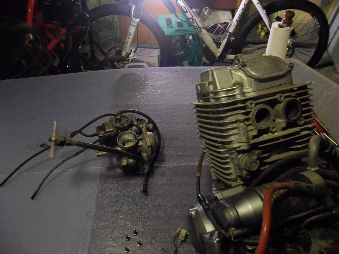 renovering/ombygning til gade motard yamaha tt 600 e balgarda (solgt) billede 55