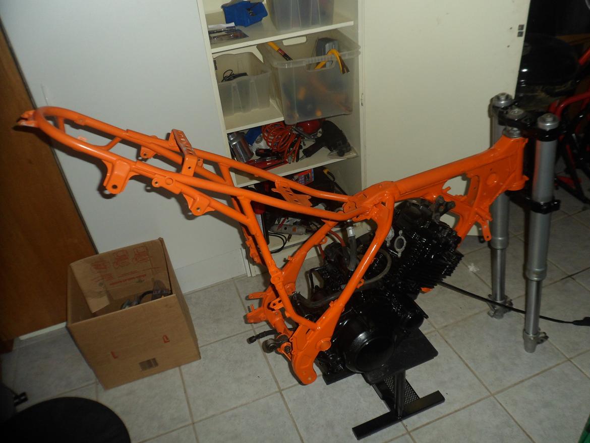 renovering/ombygning til gade motard yamaha tt 600 e balgarda (solgt) billede 58