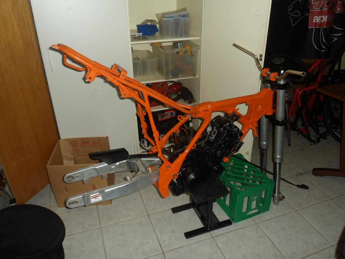 renovering/ombygning til gade motard yamaha tt 600 e balgarda (solgt) billede 63