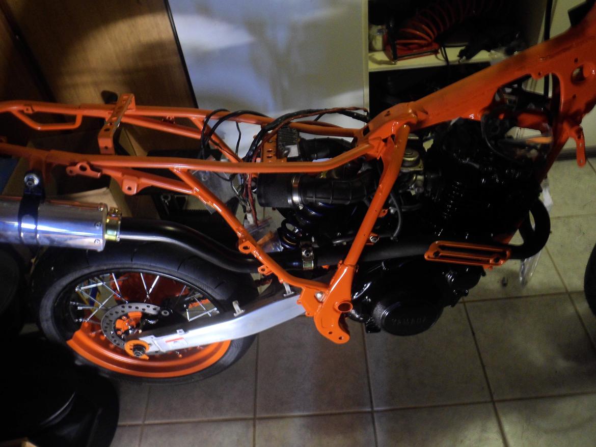 renovering/ombygning til gade motard yamaha tt 600 e balgarda (solgt) billede 70