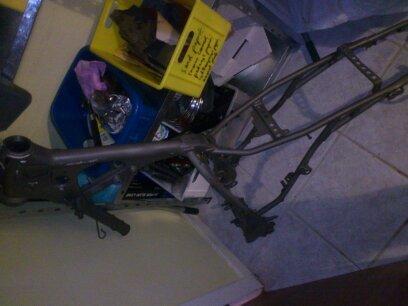 renovering/ombygning til gade motard yamaha tt 600 e balgarda (solgt) billede 118