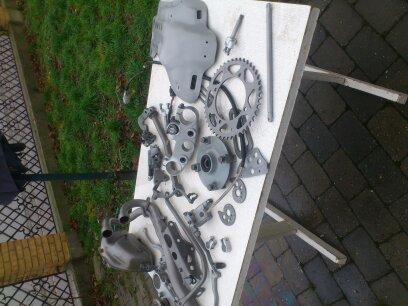 renovering/ombygning til gade motard yamaha tt 600 e balgarda (solgt) billede 123