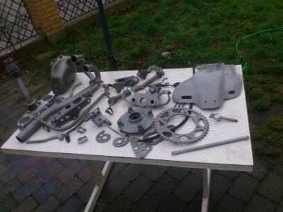 renovering/ombygning til gade motard yamaha tt 600 e balgarda (solgt) billede 124