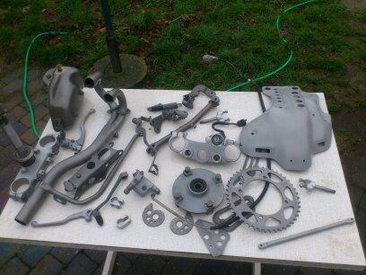 renovering/ombygning til gade motard yamaha tt 600 e balgarda (solgt) billede 125