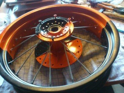 renovering/ombygning til gade motard yamaha tt 600 e balgarda (solgt) billede 132