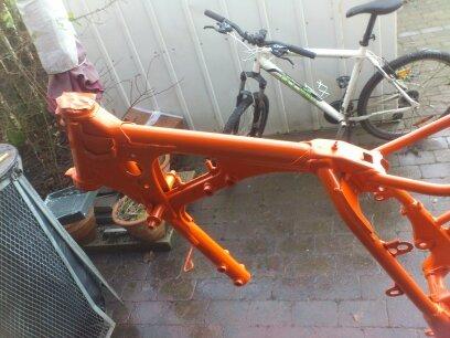 renovering/ombygning til gade motard yamaha tt 600 e balgarda (solgt) billede 143