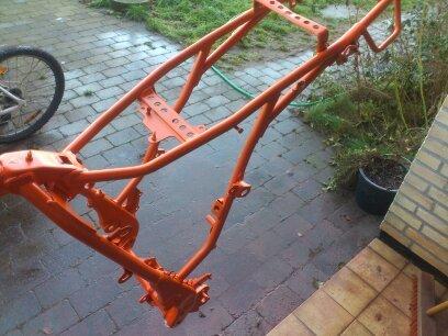 renovering/ombygning til gade motard yamaha tt 600 e balgarda (solgt) billede 144