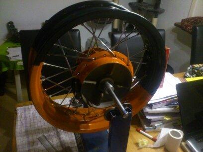 renovering/ombygning til gade motard yamaha tt 600 e balgarda (solgt) billede 148