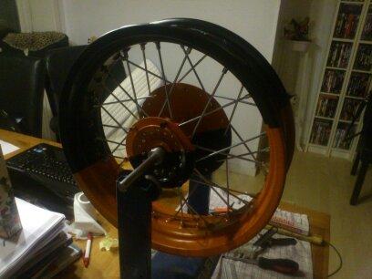 renovering/ombygning til gade motard yamaha tt 600 e balgarda (solgt) billede 149