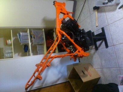 renovering/ombygning til gade motard yamaha tt 600 e balgarda (solgt) billede 150