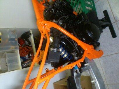 renovering/ombygning til gade motard yamaha tt 600 e balgarda (solgt) billede 160