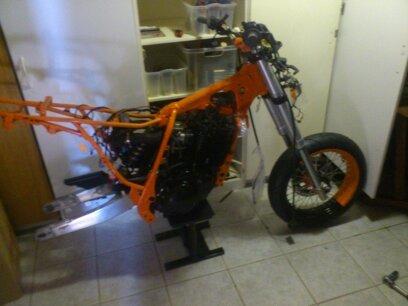 renovering/ombygning til gade motard yamaha tt 600 e balgarda (solgt) billede 173