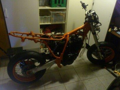 renovering/ombygning til gade motard yamaha tt 600 e balgarda (solgt) billede 183