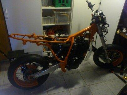 renovering/ombygning til gade motard yamaha tt 600 e balgarda (solgt) billede 184