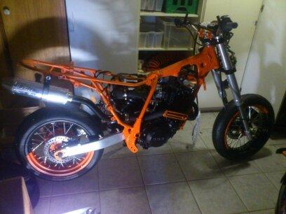 renovering/ombygning til gade motard yamaha tt 600 e balgarda (solgt) billede 185
