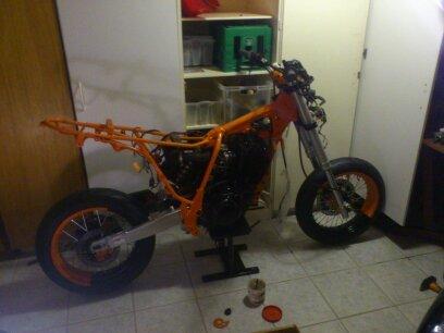 renovering/ombygning til gade motard yamaha tt 600 e balgarda (solgt) billede 181