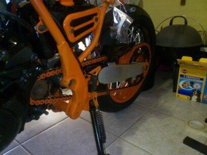 renovering/ombygning til gade motard yamaha tt 600 e balgarda (solgt) billede 187