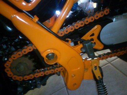 renovering/ombygning til gade motard yamaha tt 600 e balgarda (solgt) billede 189