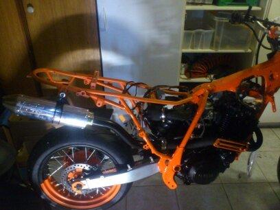 renovering/ombygning til gade motard yamaha tt 600 e balgarda (solgt) billede 192