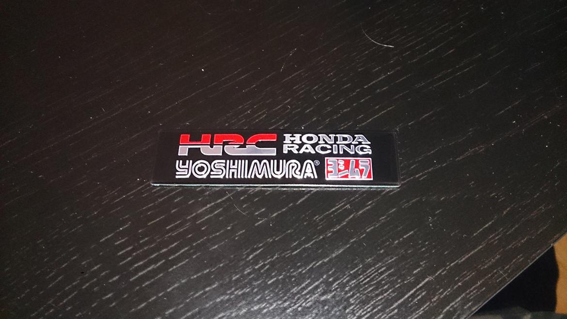 Honda NX 650 Dominator projekt motard - så kom det org. Honda HRC Yoshimura udstødnings mærke :-D  billede 60
