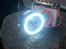 Brat-Bobber-Cafe Racer Yamaha XV 750 Projekt! - Meget kraftig hvid LED ring. Det ser pisse fedt ud. :-)