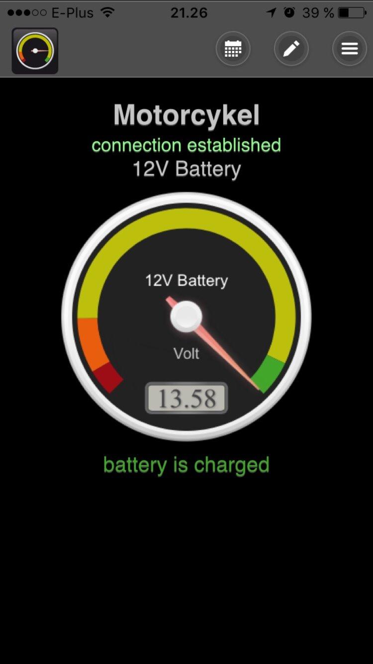 Batteri måler til mobilen :) billede 2