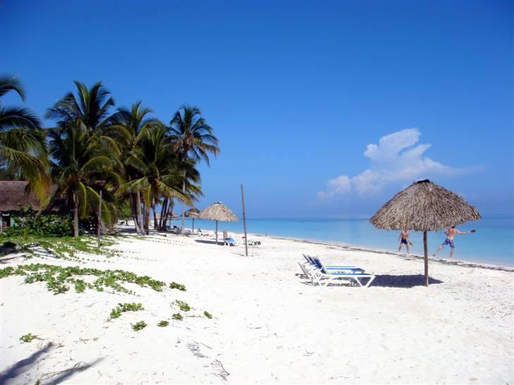 Var en tur på Cuba - VI var en dag på Cayo Levisa - en lækker lille ø med hvidt sand og klart, klart vand. Kan helt klart anbefales - dog husk en bog: Der er et hotel på øen - thats it! billede 7