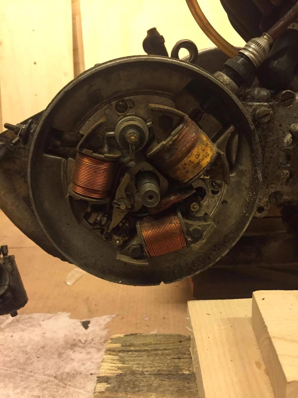 Husqvarna 118cc "Rödmyra"  - Sådan ser en 70 år gammel tænding ud.  billede 11