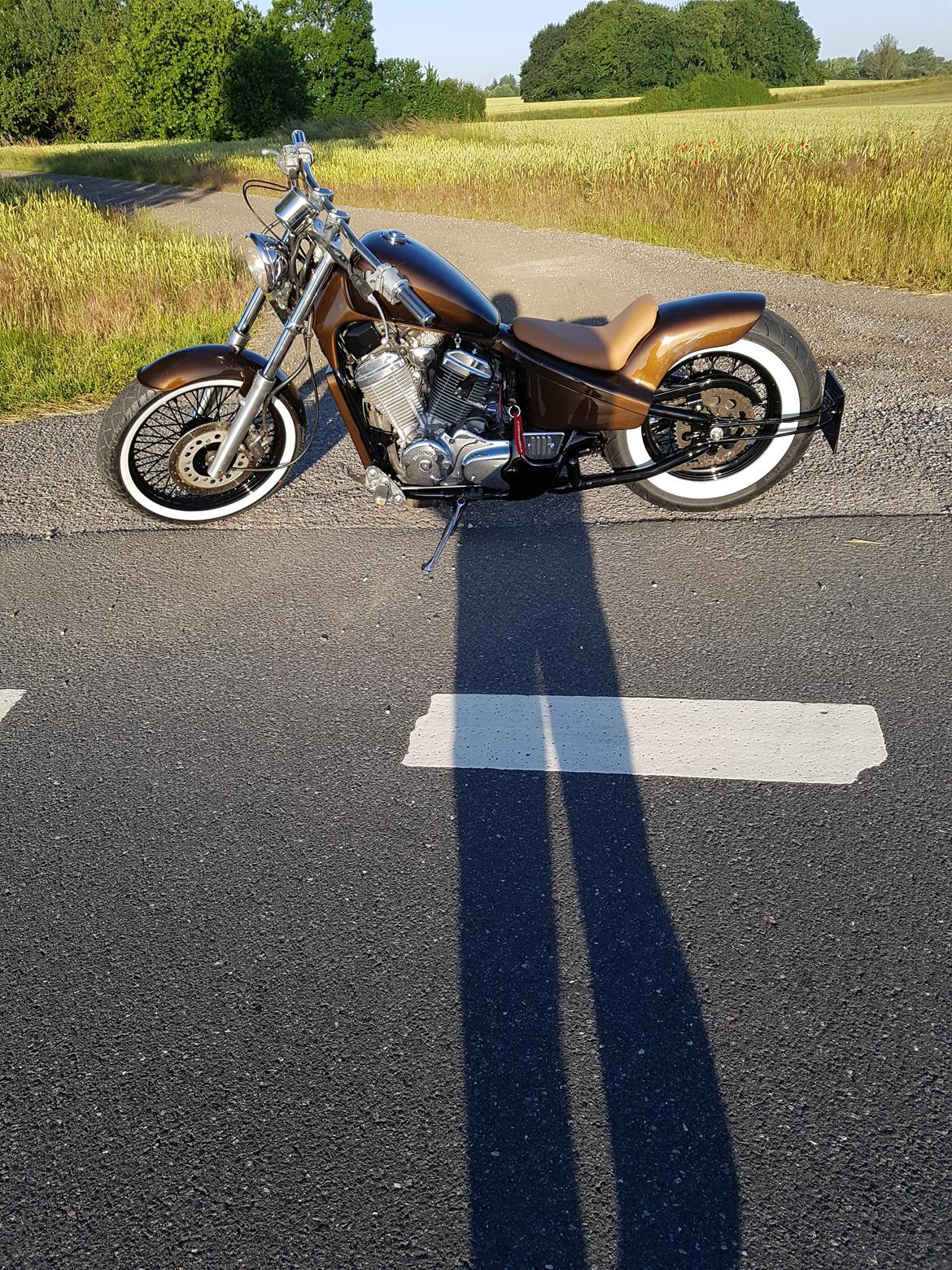 vt 600 ombygning! fra sofa cykel til "low rider" billede 24