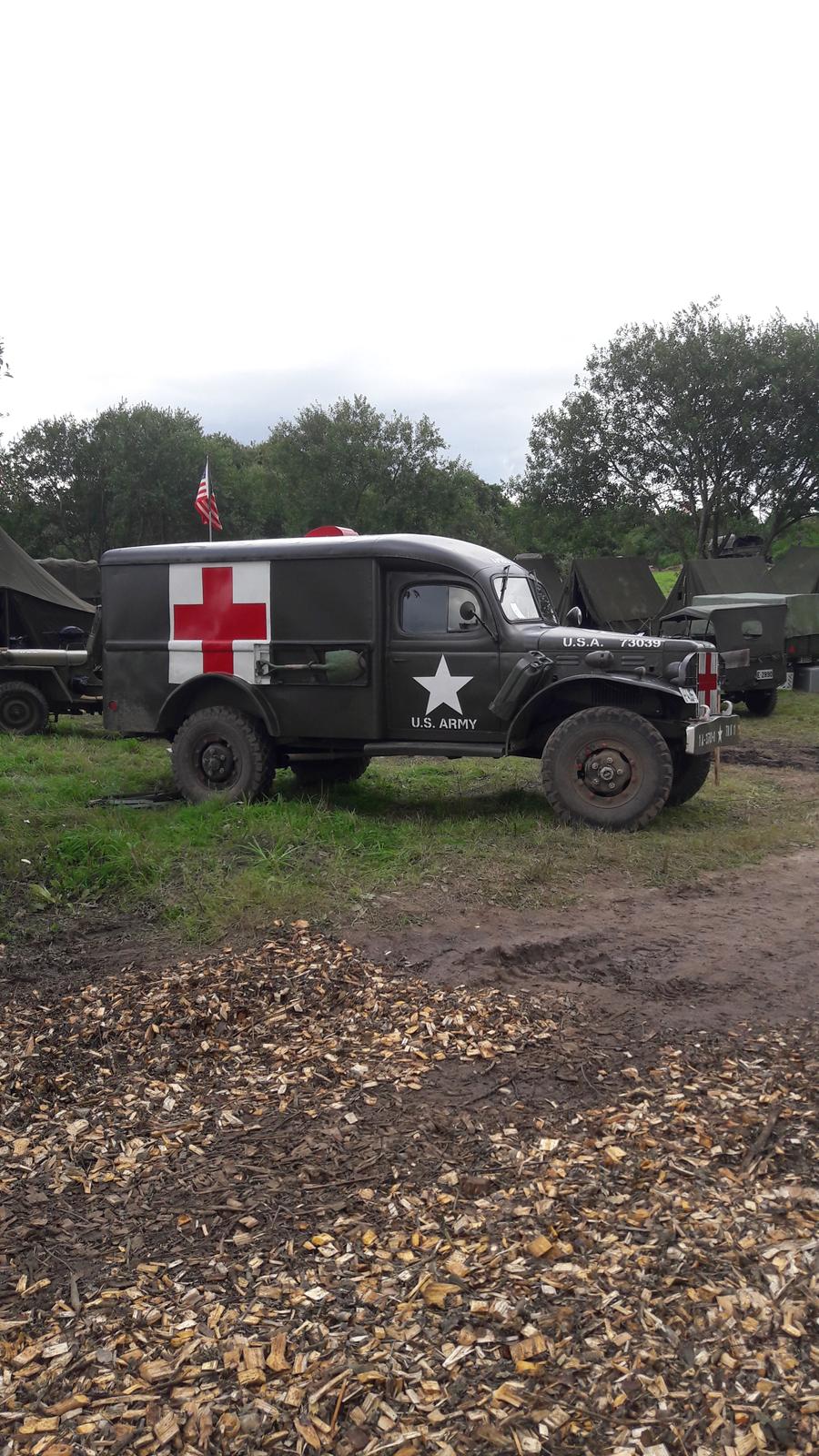 classic military show i Finderup - gammel san ambulance billede 18
