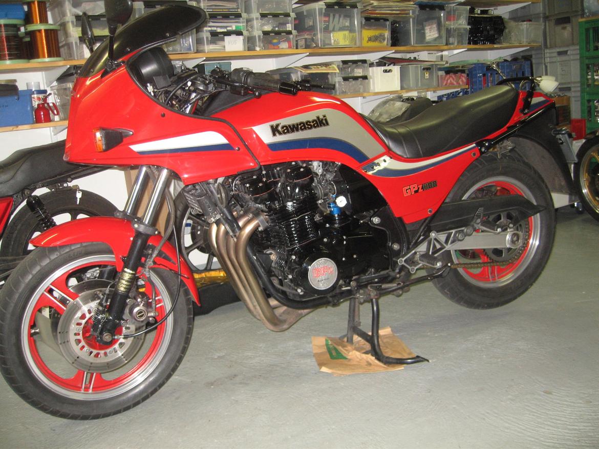 Rullefelt - Dyno run - Kawasaki GPZ1100UT - Wössner 1260 - Her et billede af min gamle GPZ 1100 UT, men den kører sku stadig rigtigt godt. billede 5