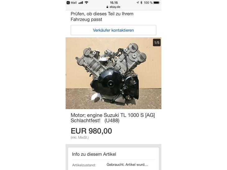 Skift af motor TL1000S billede 16