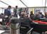 Ring Knutstorp med grus, bane og cruiser - . . . . . . . . . . . . . . . . . . . . . . . . . . . . . . . . . Velkomstmøde og briefing. Kørerne er fra det officielle BMW Team.