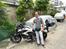 Ture omkring Bangkok. Honda NC750X og NX500 - . . . . . . . . . . . . . . . . . . . . . . . . . . . . . . . . . . . . . . . . . . . . . . . . .Efter morgenmad og en gratis færge over floden, henter jeg min cykel. 700USD i depositum som jeg får tilbage når jeg afleverer den.