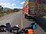Mellemamerika, KTM 690 Enduro R - . . . . . . . . . . . . . . . . . . . . . . .  . . . . . . . . .Mange lastbiler er flot udsmykket. De kører ofte langsomt under 40, så jeg overhaler dem på de let trafikkerede veje.