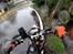 Mellemamerika, KTM 690 Enduro R - . . . . . . . . . . . . . . . . . . . . . . . . . . . . . .   Jeg har hjelm og regntøj på allerede da jeg forlader mit flyende hus, men jeg overser at jeg ikke får klikket de 2 forreste spænder i, til min taske bag mig.