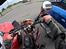 Mellemamerika, KTM 690 Enduro R - . . . . . . . . . . . . . . .   . . . . . . . . . . . . . . .   Ved 2 tiden har jeg fået frokost og skal over for at  tanke.