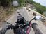 Filippinerne. Honda CB500X. - . . . . . . . . . . . . . . . . . . . . . .  Lukket vejbane da den bærende jord er skredet væk.