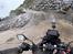Filippinerne. Honda CB500X. - . . . . . . . . . . . . . . . . . . . . . .  Stort stenskred har flyttet vejen.