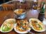 Ture omkring Bangkok. Honda NC750X og NX500 -   . . . . . . . . . . . . . . . . . . . . . . . . . . . .      Papayasalat, Tom Yam seafood og grøntsager.
