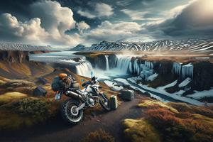 Forbered din motorcykel til Islands vilde natur