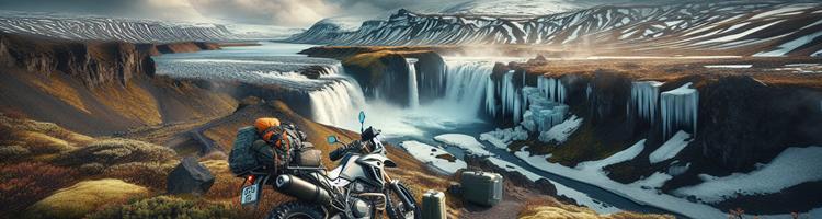 Forbered din motorcykel til Islands vilde natur
