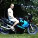 Suzuki GSX 600 F sæde revnet