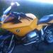 BMR R1100S - Olielæk fra højre Cylinderdæksel