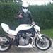 Ødelagt Harley.
