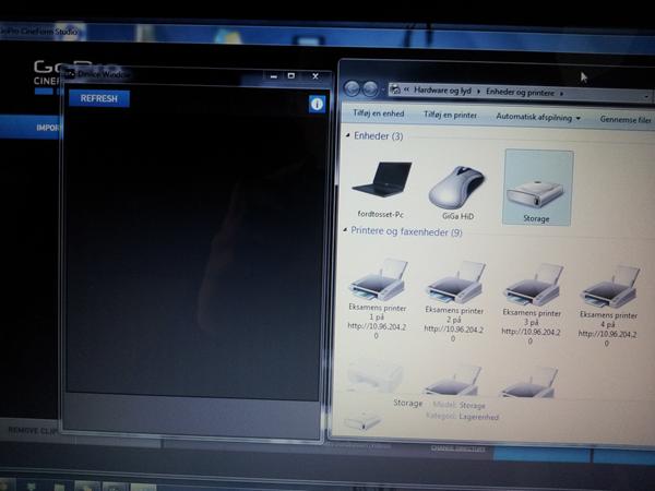USB problem med GoPro hero 2