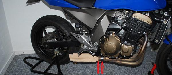 Udstødning på z750 04-06