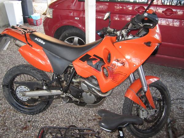 Stjålet KTM 640 LC4