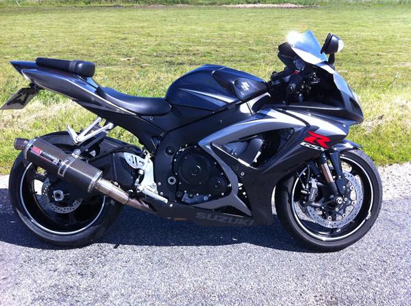 Stjålet GSXR 750